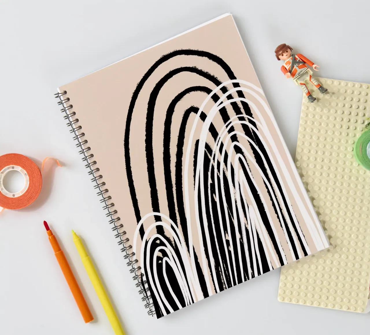 Serie minimalista no.1 spiral notebook by Froilein Juno