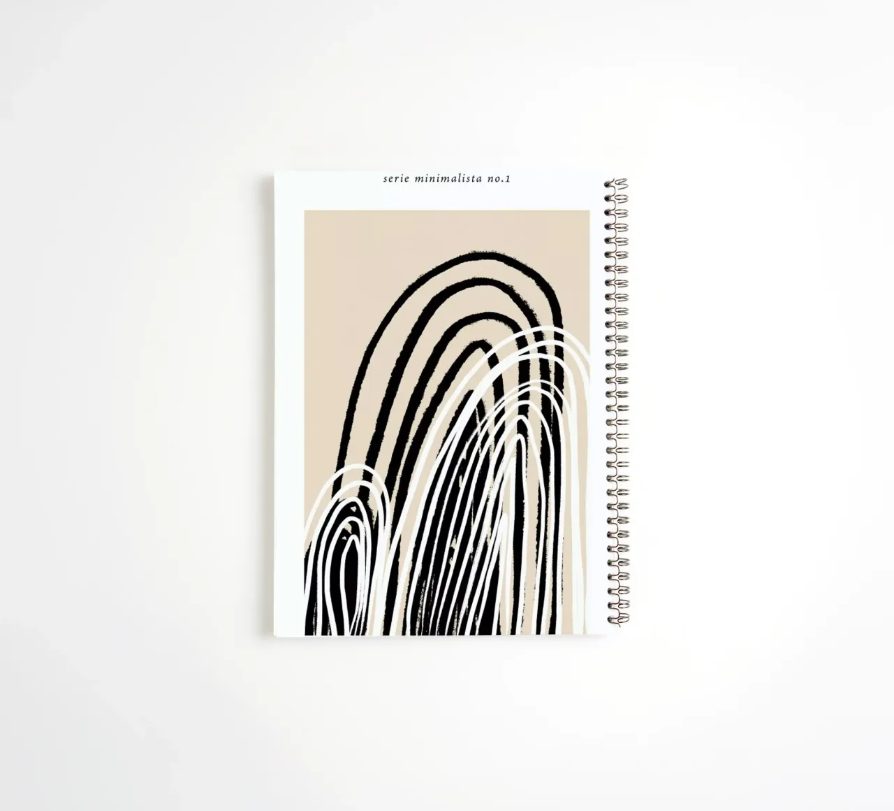 Serie minimalista no.1 spiral notebook by Froilein Juno