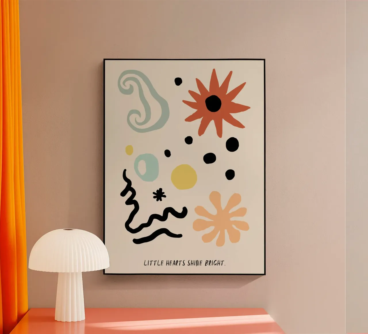 Kind Notes (Little Hearts) plexiglass da treechild