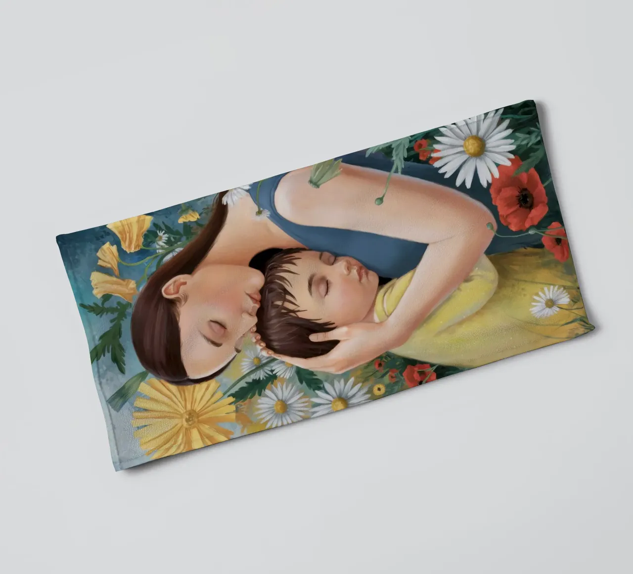Blumige Umarmung Handtuch von Twilight Muse