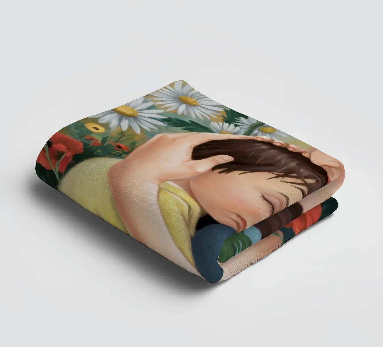Blumige Umarmung Handtuch von Twilight Muse