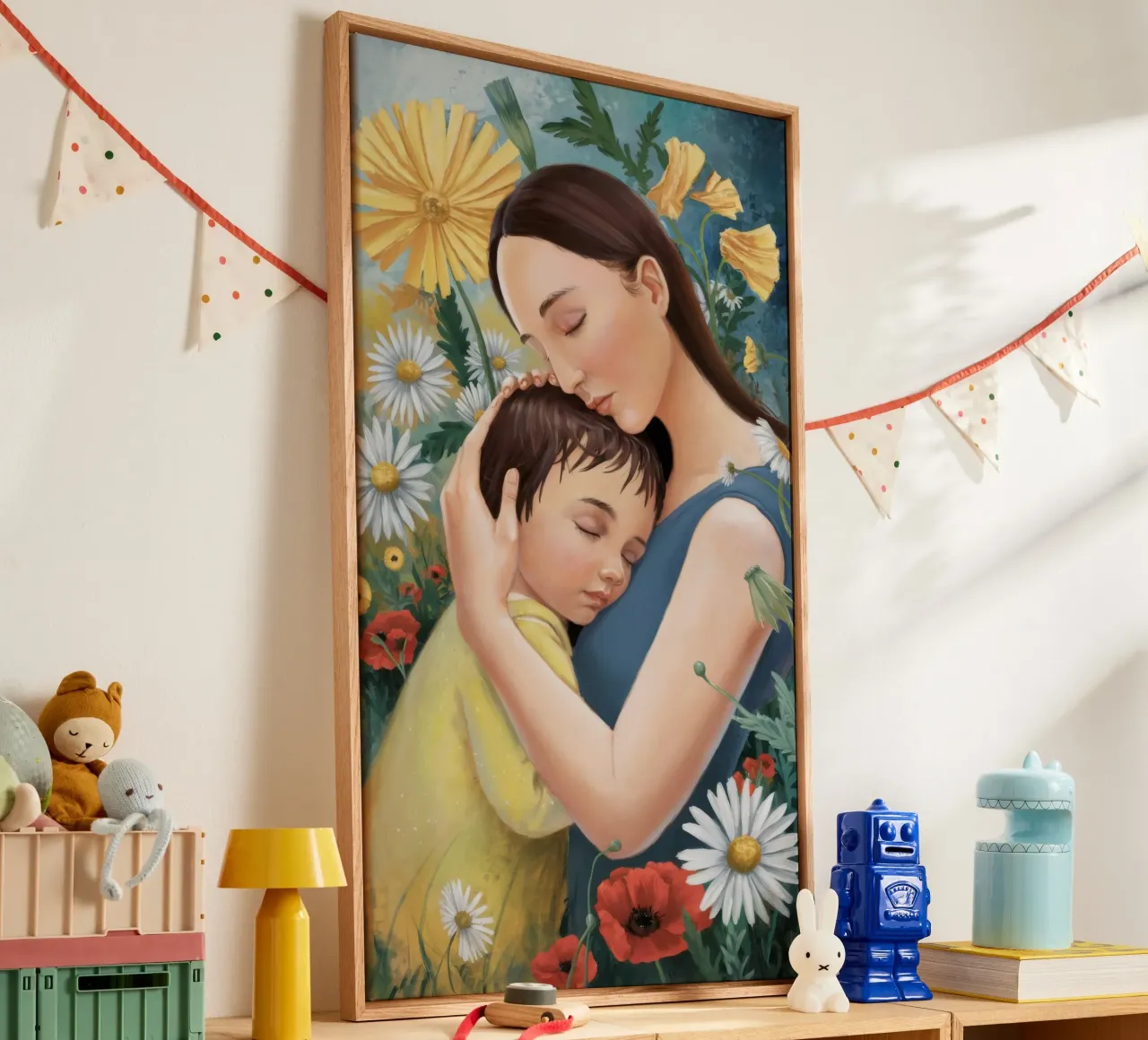 Floral Embrace canvas by Twilight Muse