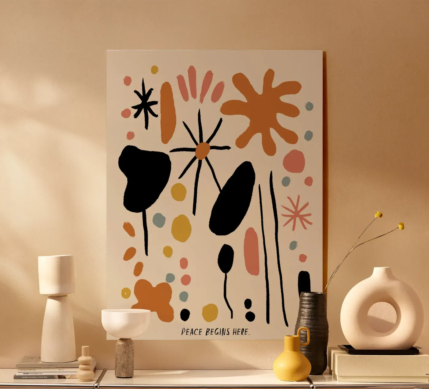 Kind Notes (Peace begins) plexiglass da treechild