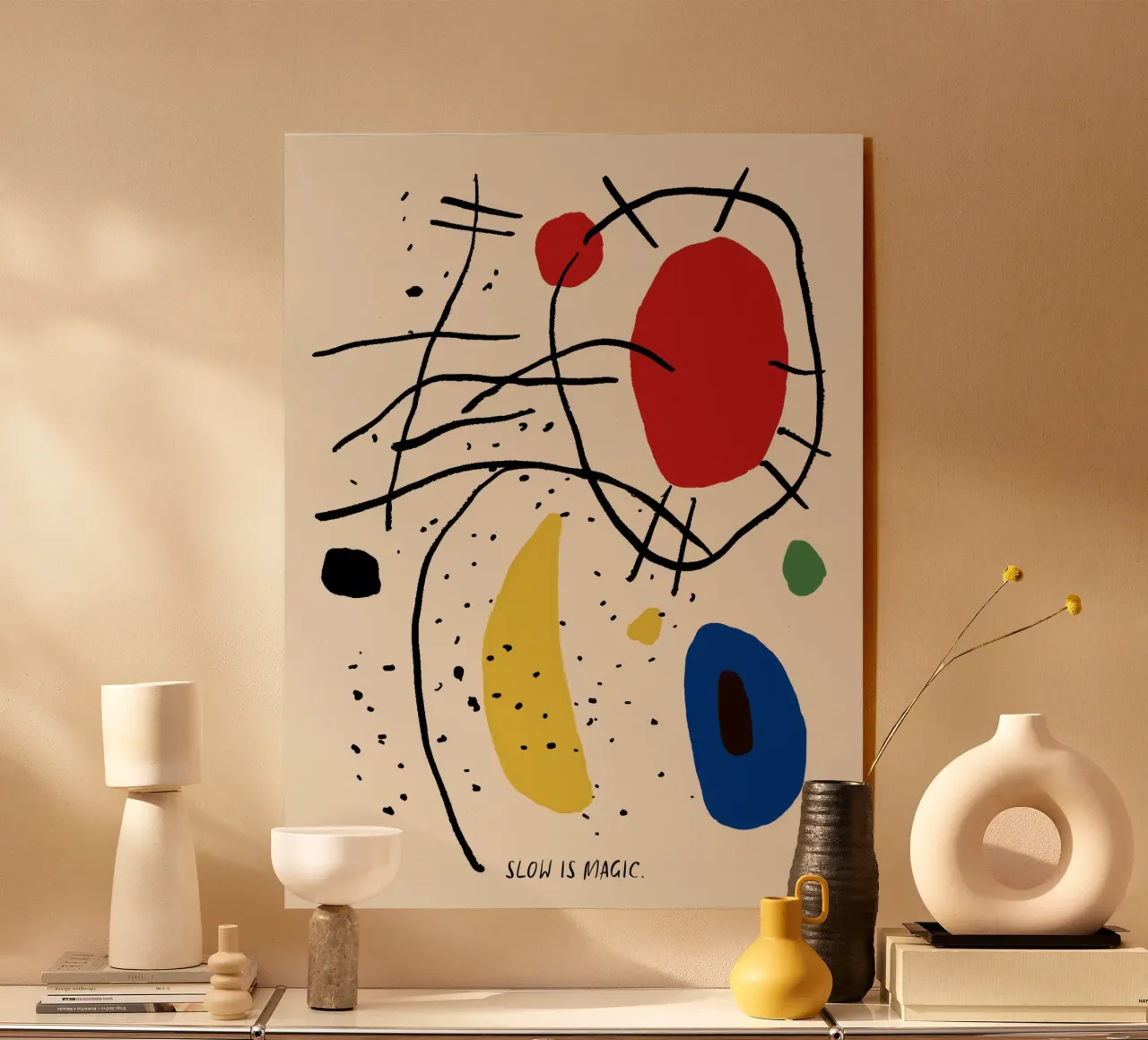 Kind Notes (Slow Is Magic) plexiglass da treechild