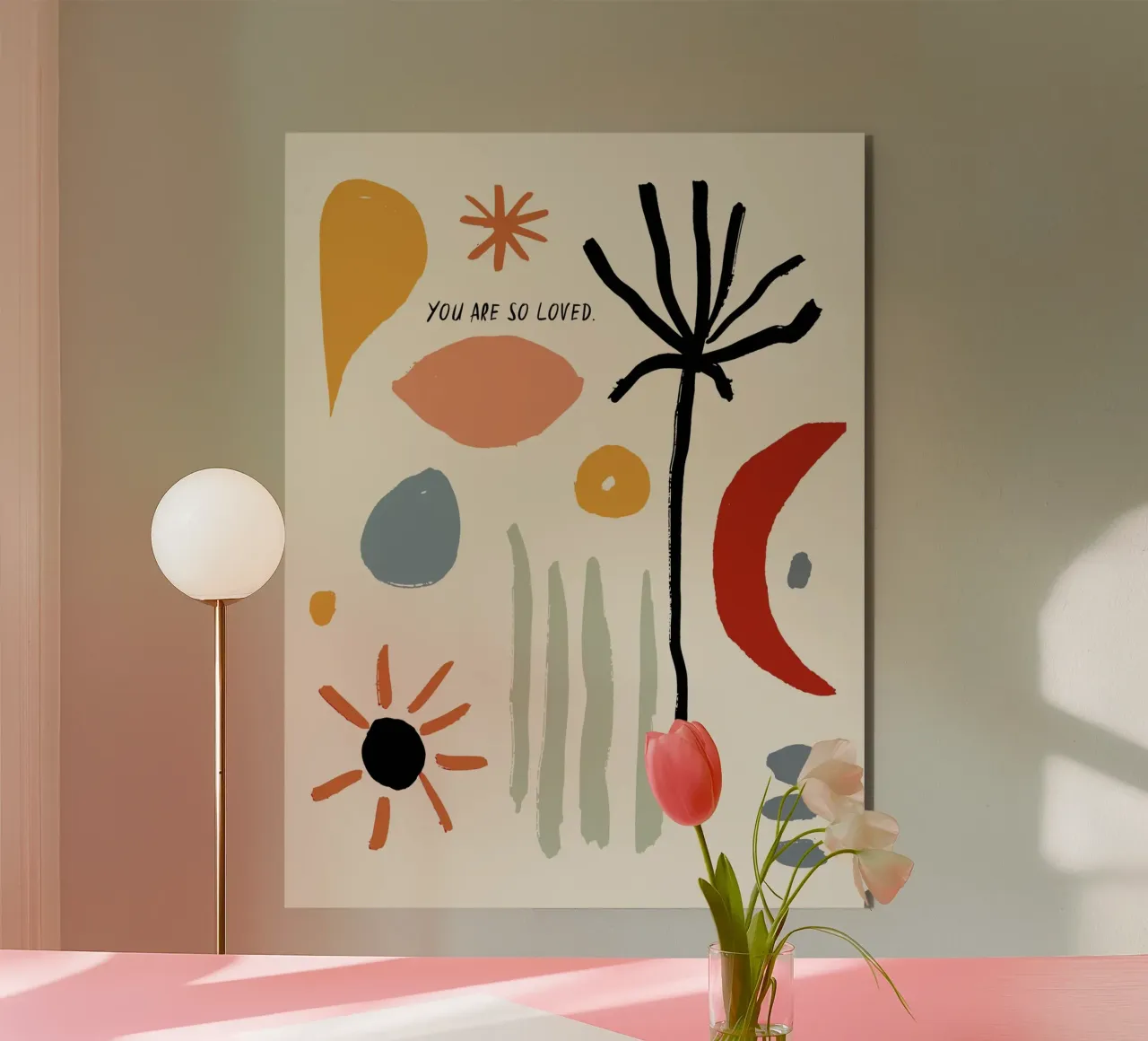Kind Notes (You Are So Loved) alluminio dibond da treechild