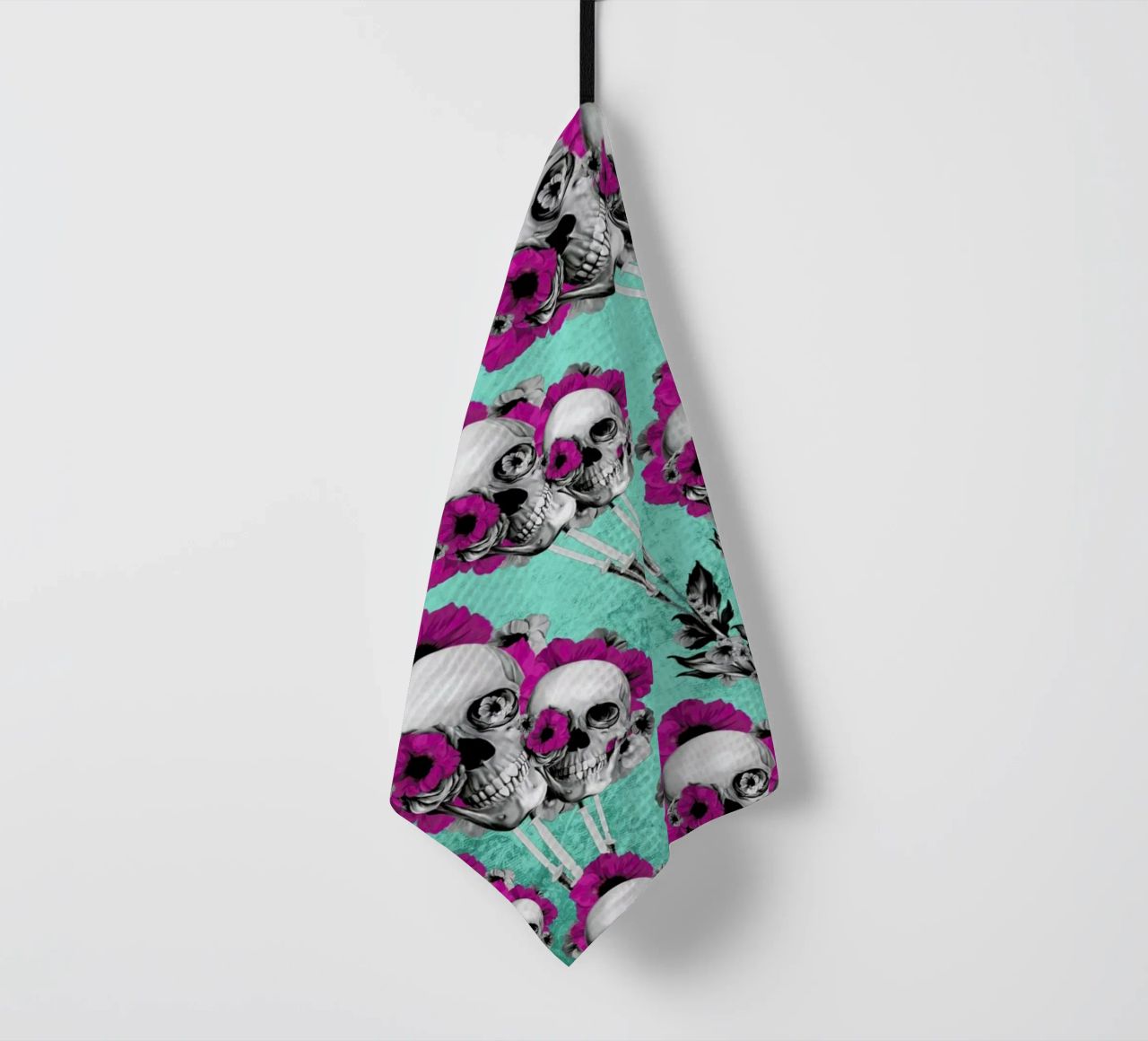 Skulls and Poppies Pattern torchon de Kristy Patterson