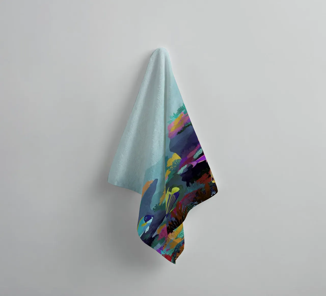 Beyond The Waves Handtuch von Goed Blauw