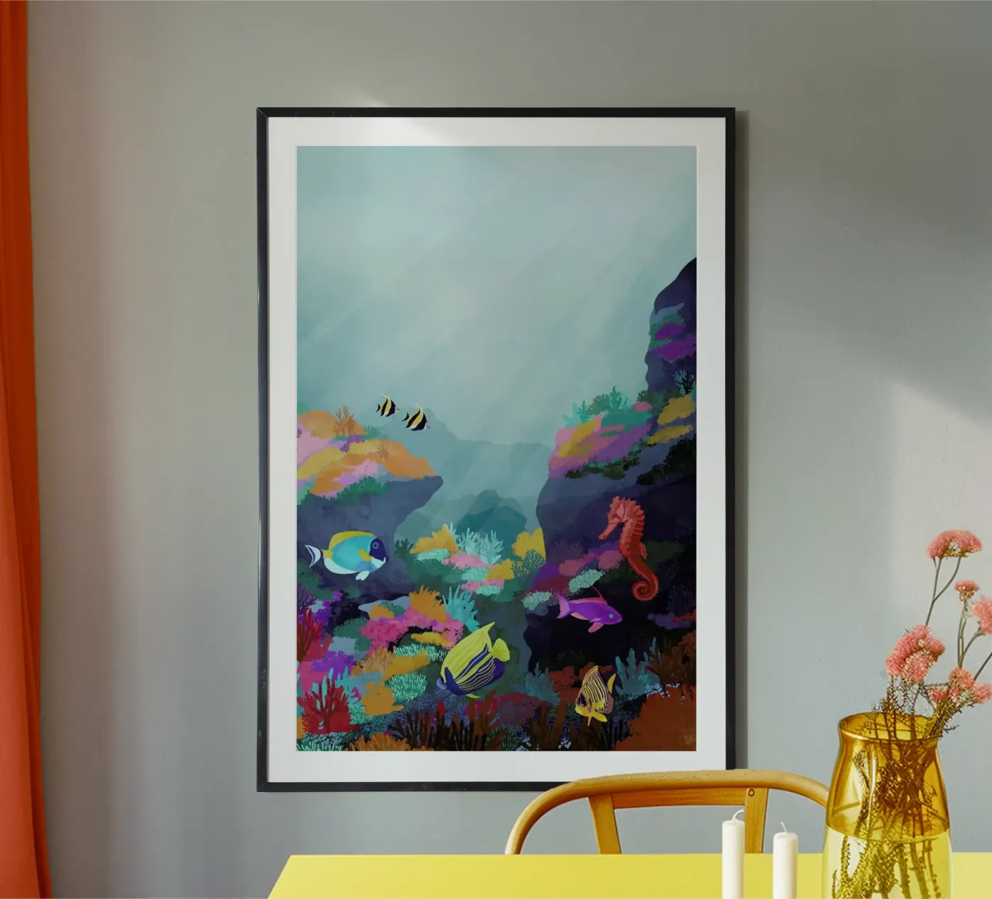 Beyond The Waves poster de Goed Blauw