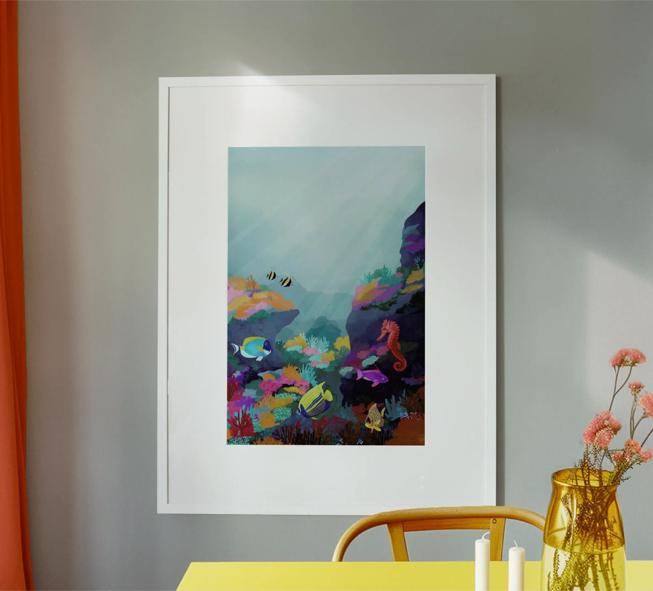 Beyond The Waves poster by Goed Blauw