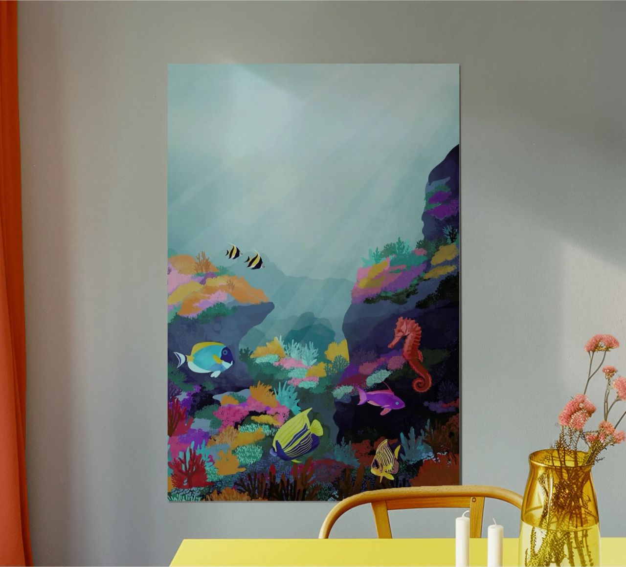 Beyond The Waves poster by Goed Blauw