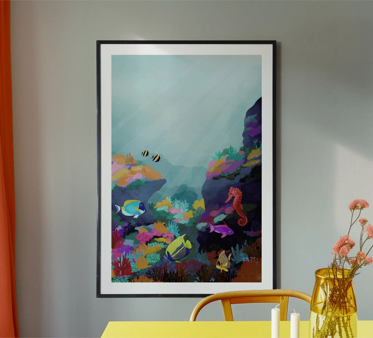 Beyond The Waves poster by Goed Blauw