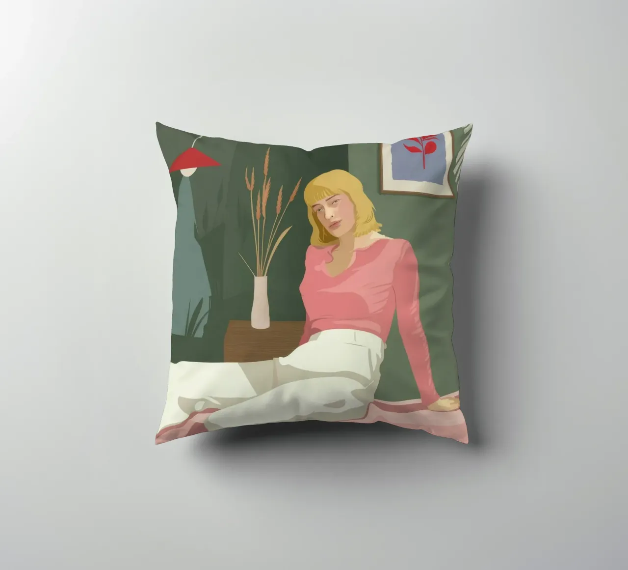 Contemplazione rilassata cuscino da Twilight Muse