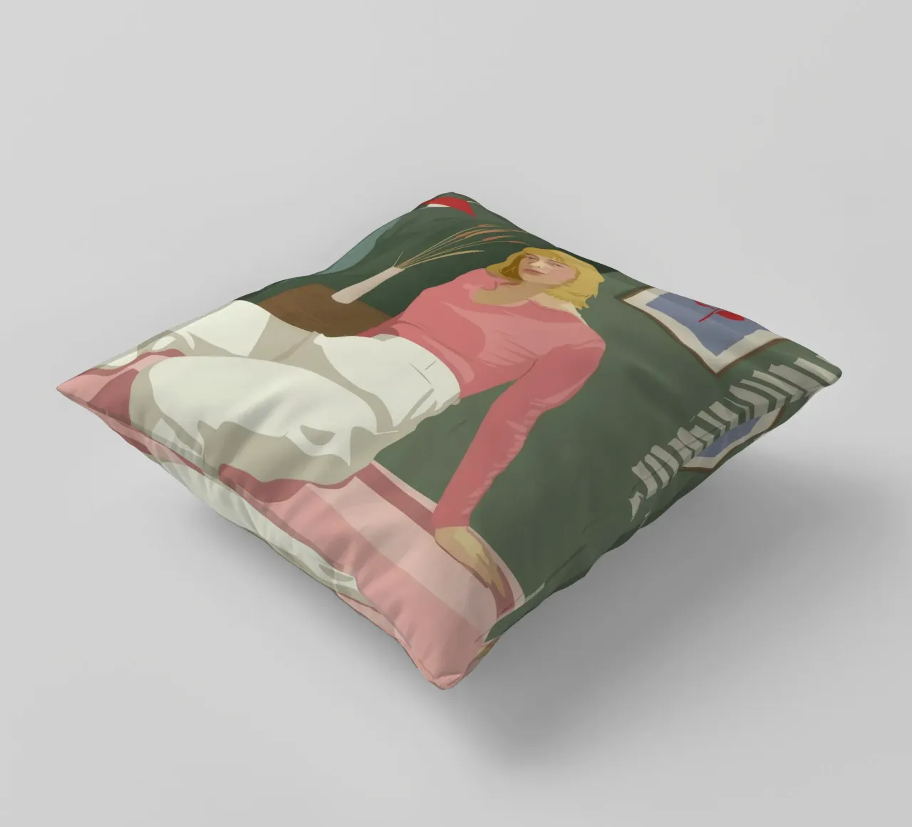 Contemplazione rilassata cuscino da Twilight Muse