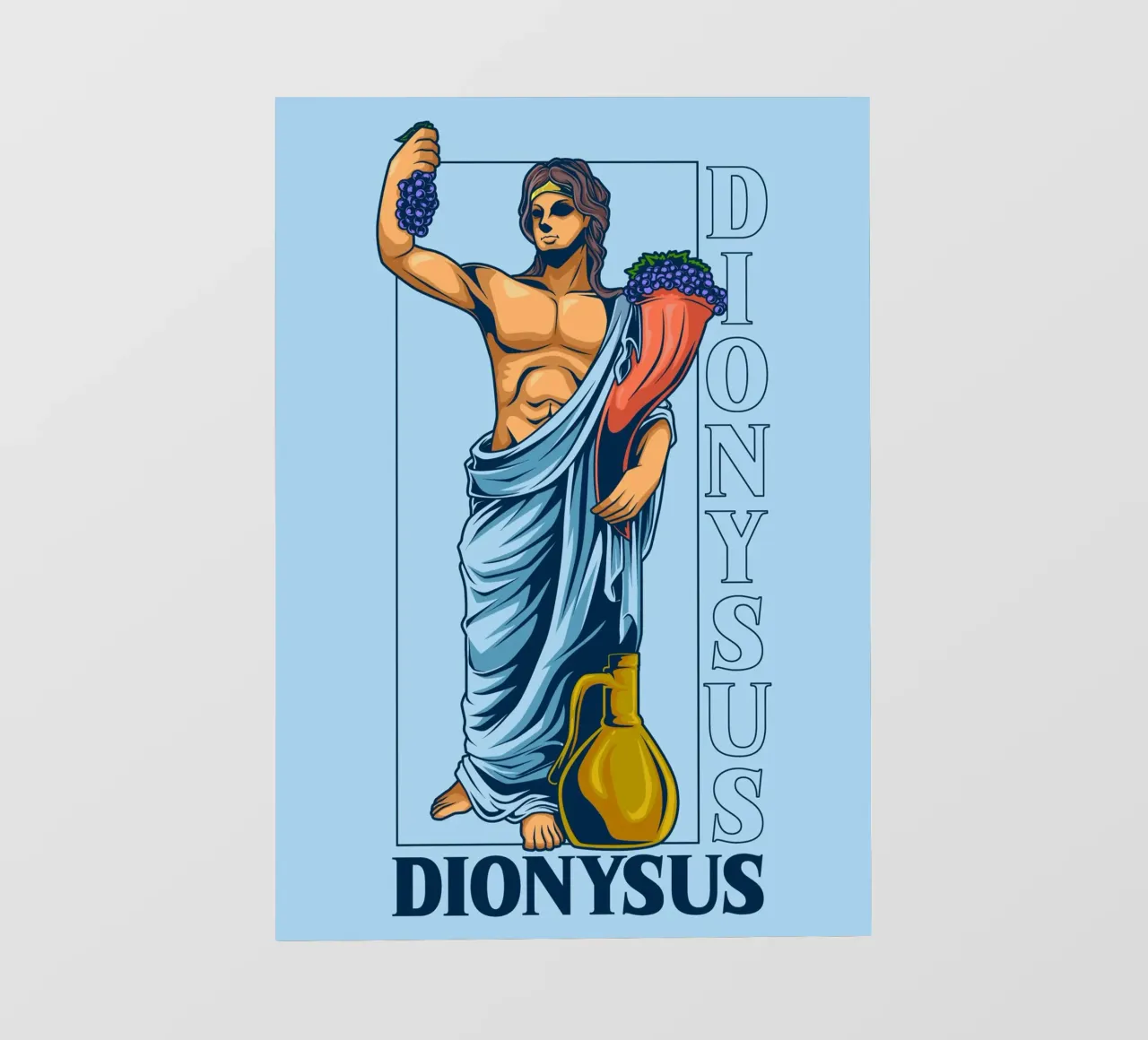 DIONYSUS with wine and cornucopia photo wallpaper by pixelbull - medieval art and more
