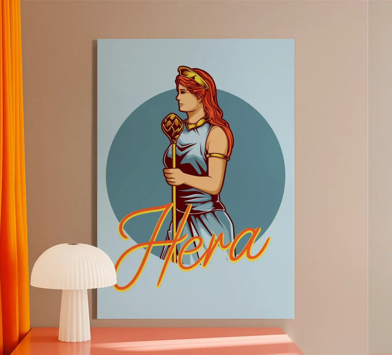 HERA con scettro reale plexiglass da pixelbull - medieval art and more