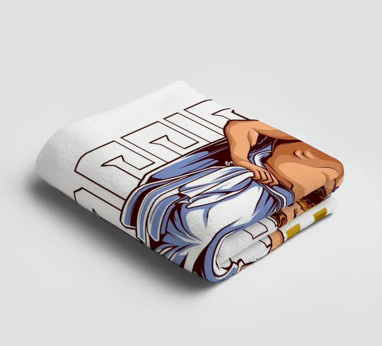POSEIDON con tridente asciugamano da bagno da pixelbull - medieval art and more