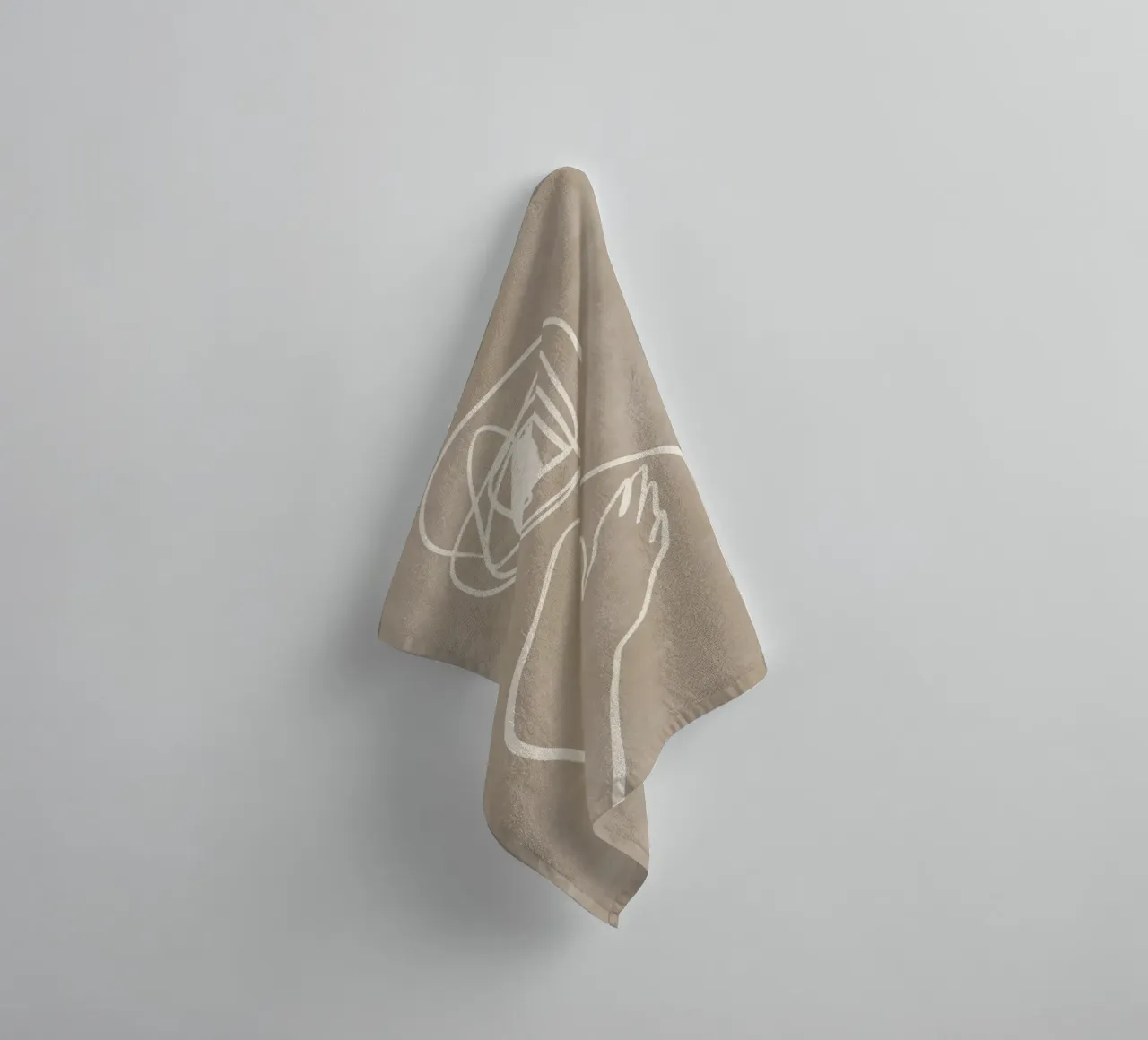 Minimal Matter Series No 01 asciugamano da bagno da treechild