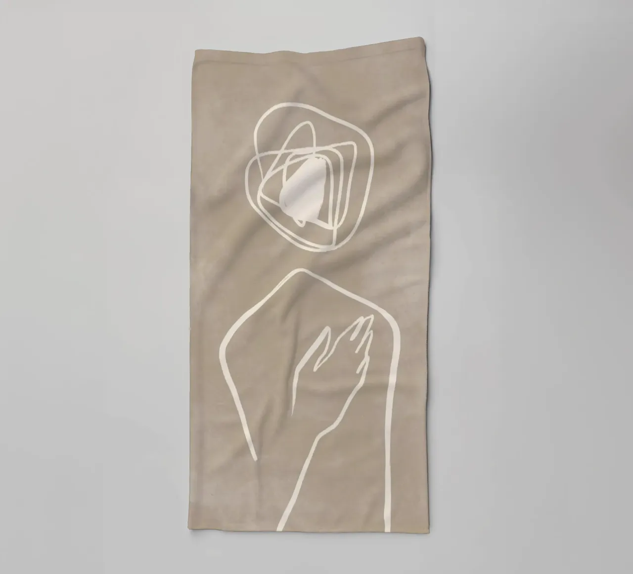 Minimal Matter Series No 01 asciugamano da bagno da treechild