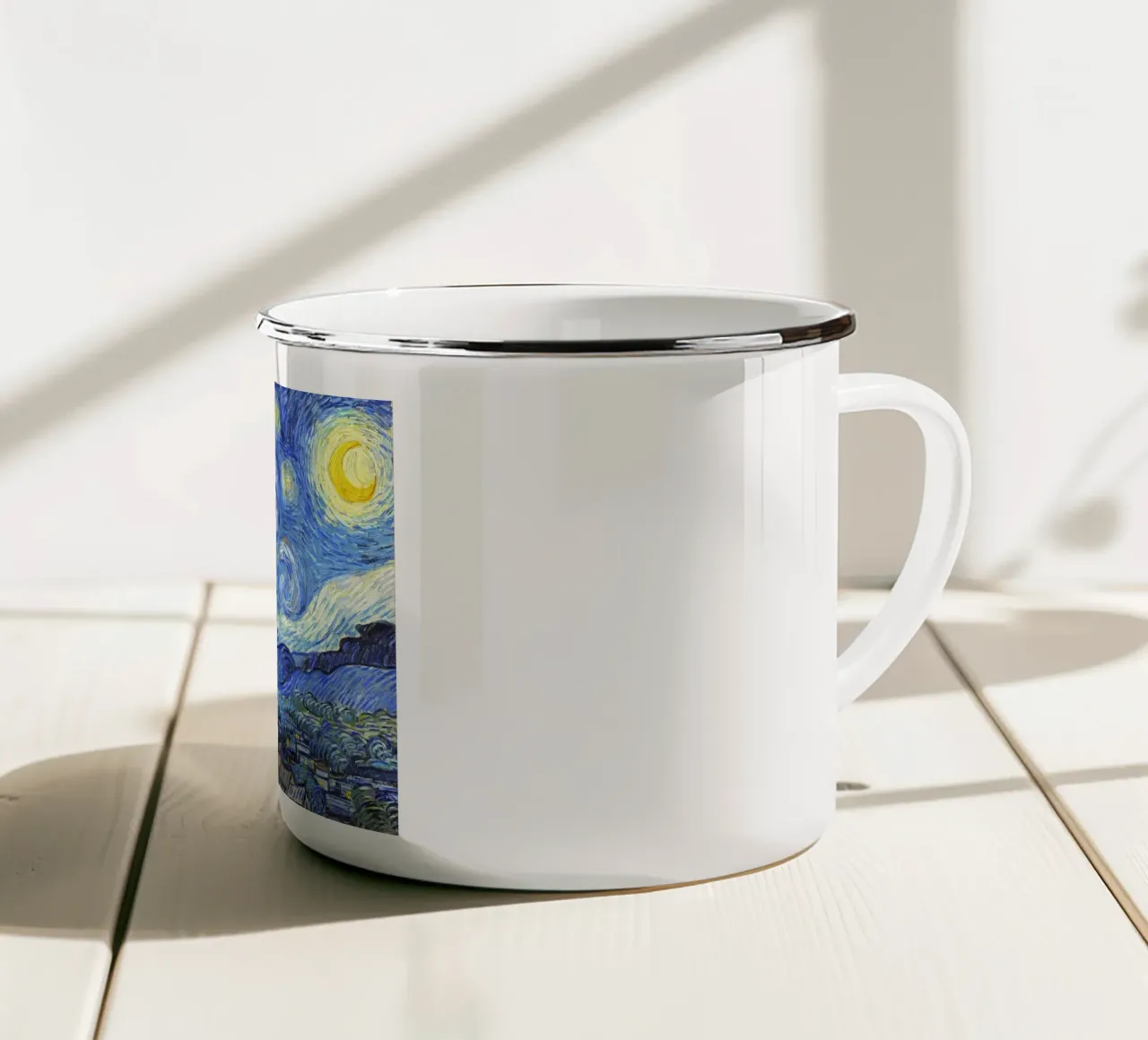 Van Gogh - The Starry Night tazza in smalto da apoloprints