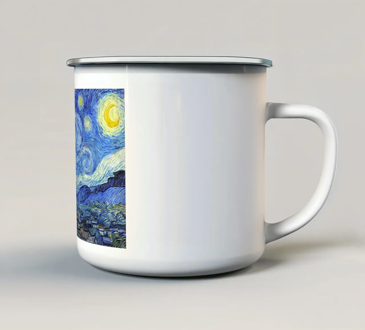 Van Gogh - The Starry Night tazza in smalto da apoloprints