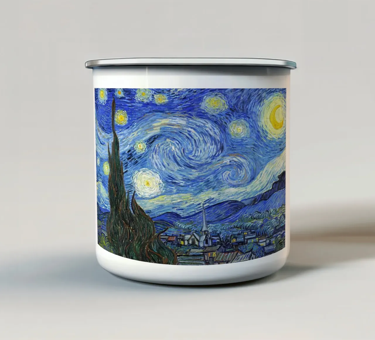 Van Gogh - The Starry Night tazza in smalto da apoloprints