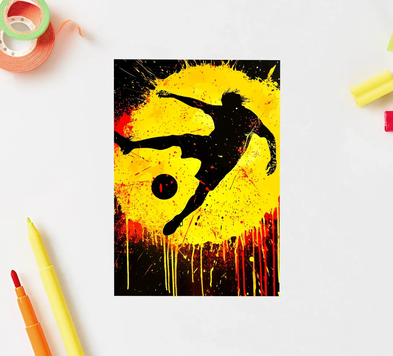 Silueta en la toma de Sepak Takraw pegatina de pixelbull - medieval art and more