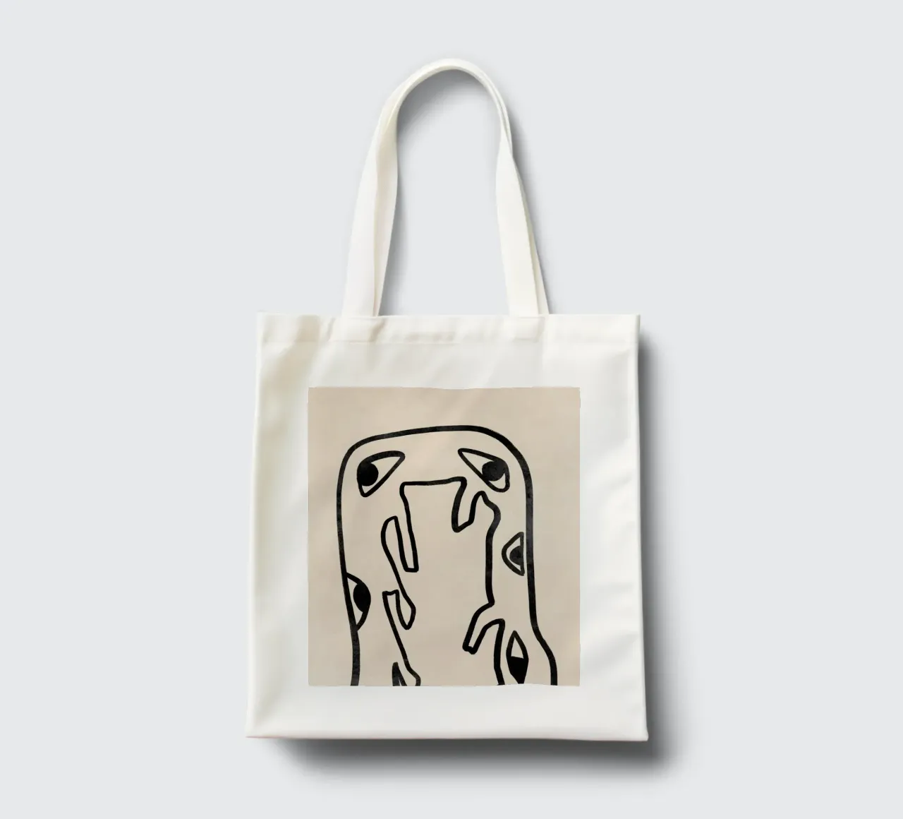 Minimal Matters No 02 borsa in juta da treechild