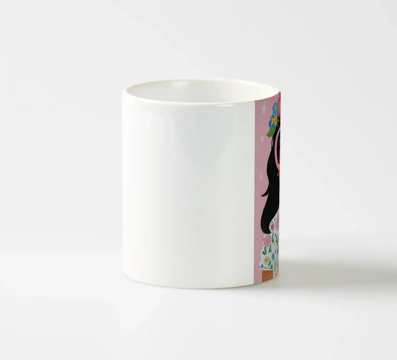 Corona floreale tazza in ceramica da Twilight Muse