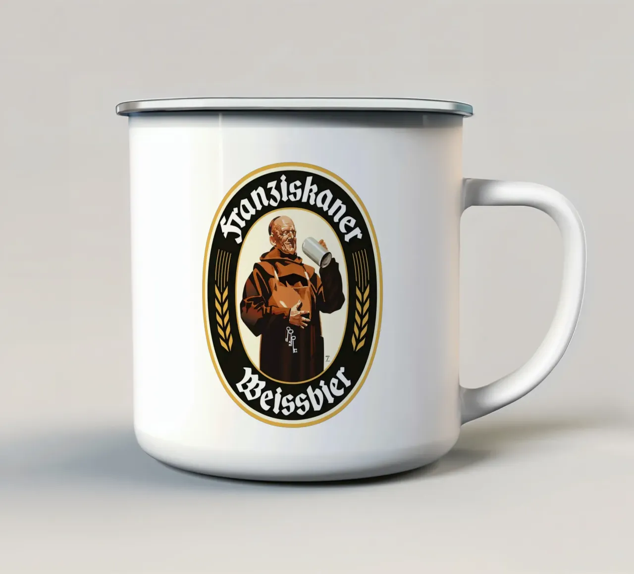 Bere birra tazza in smalto da Danielshop