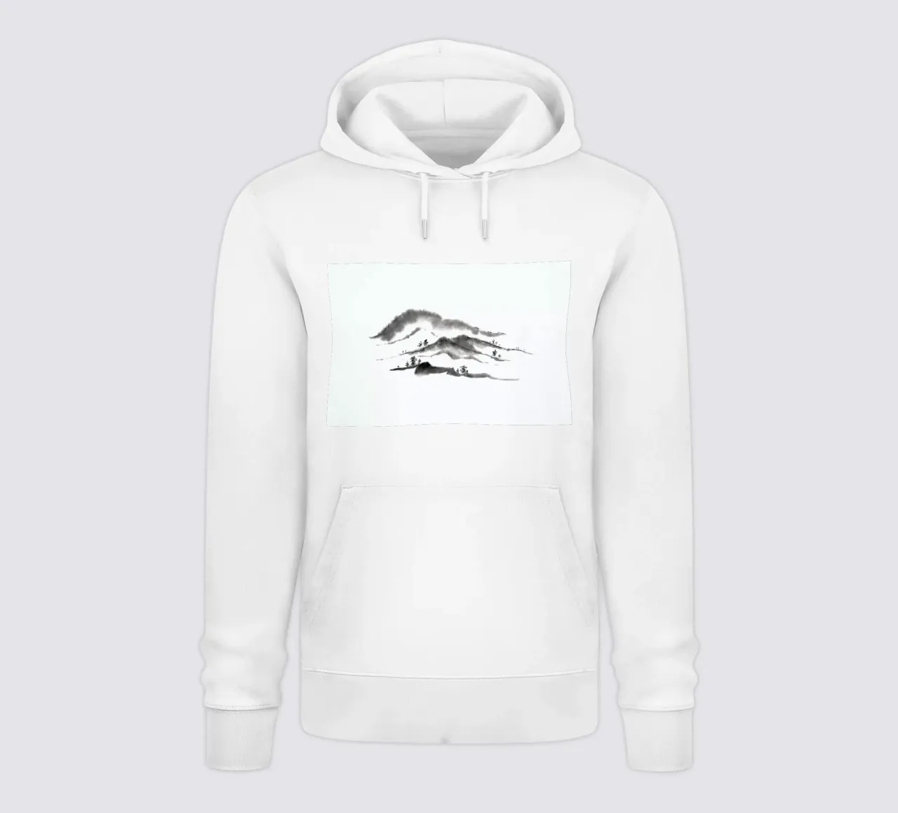 Distant Hills II felpa con cappuccio da Flora & Fauna