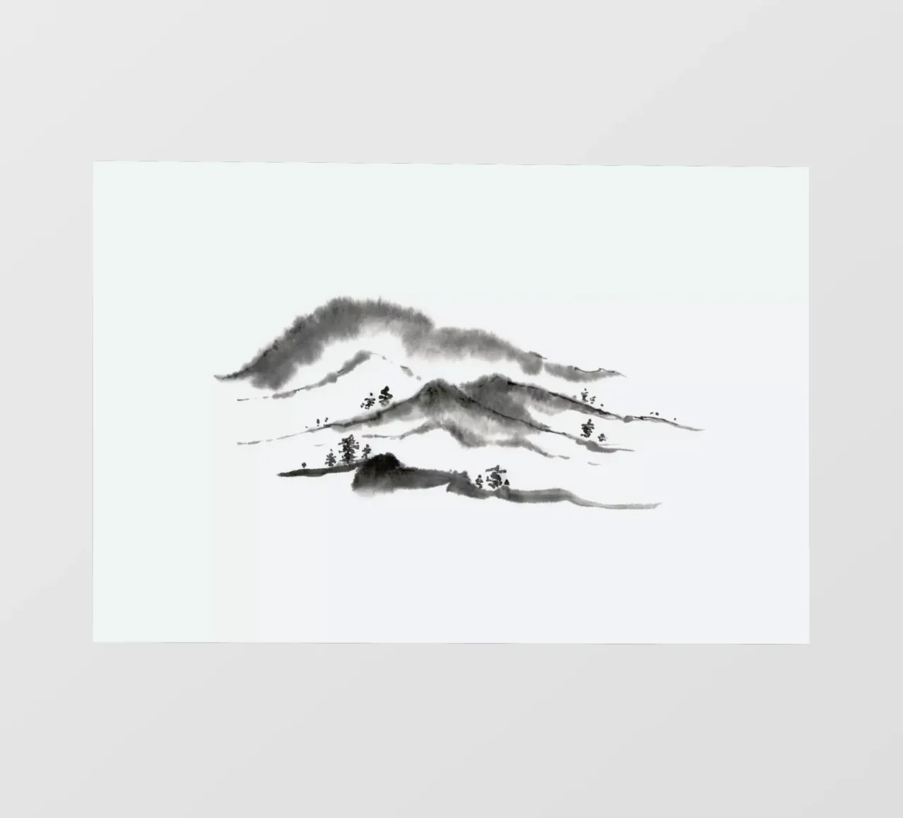 Distant Hills II telo in pvc da Flora & Fauna
