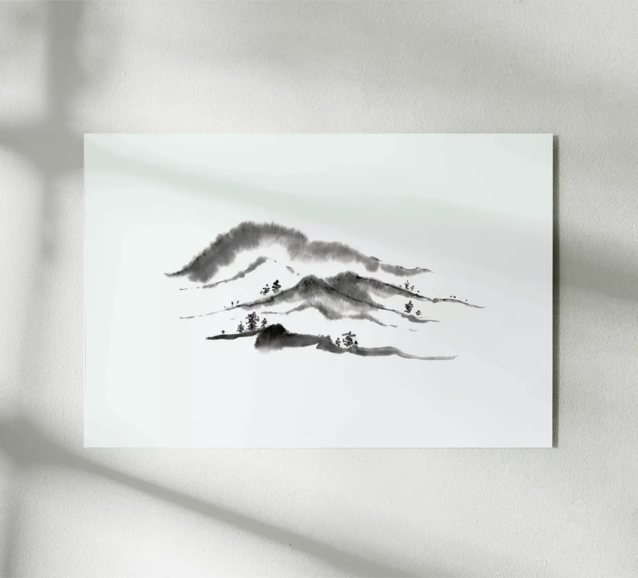 Distant Hills II plexiglass da Flora & Fauna