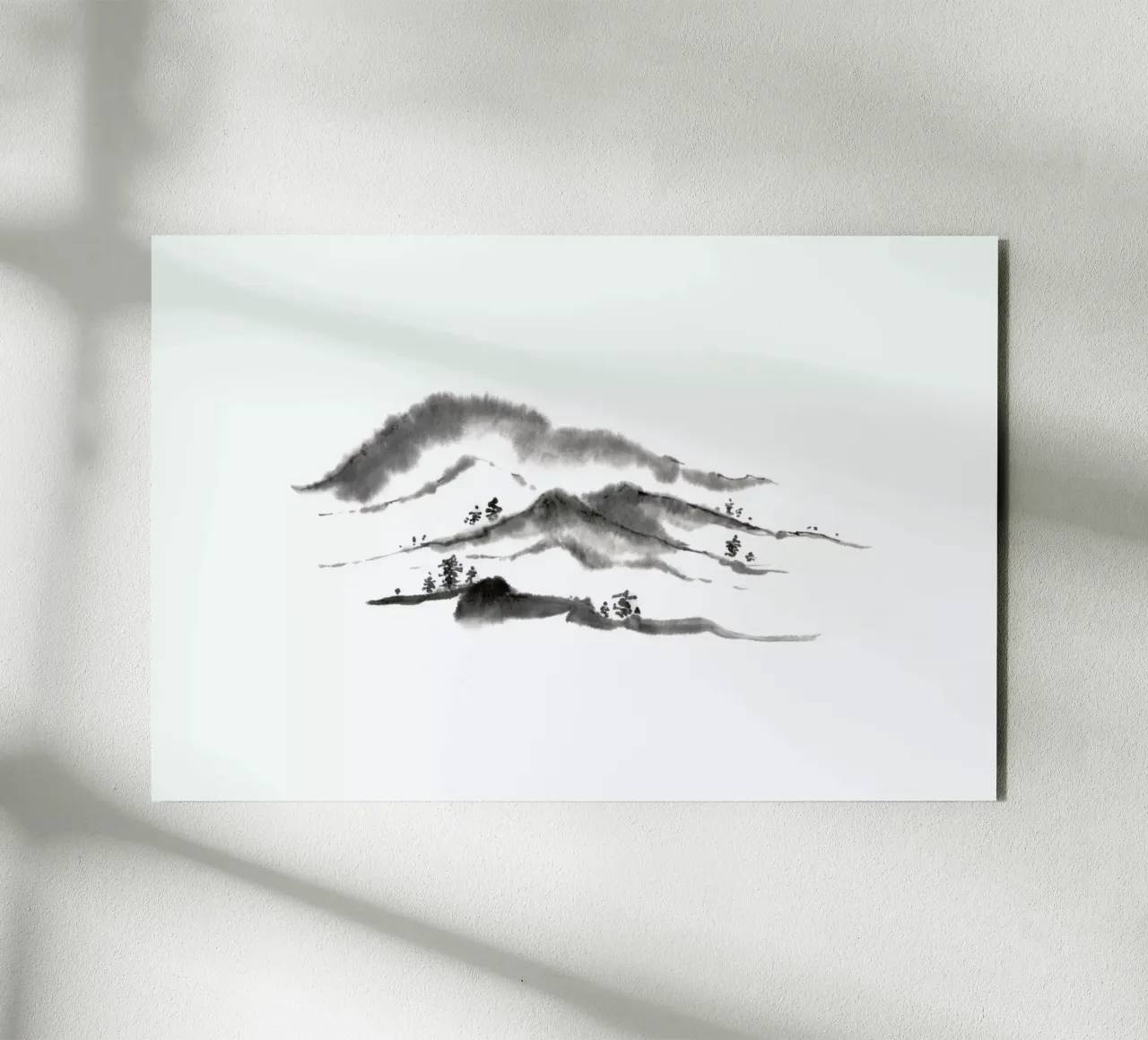 Distant Hills II alluminio dibond da Flora & Fauna