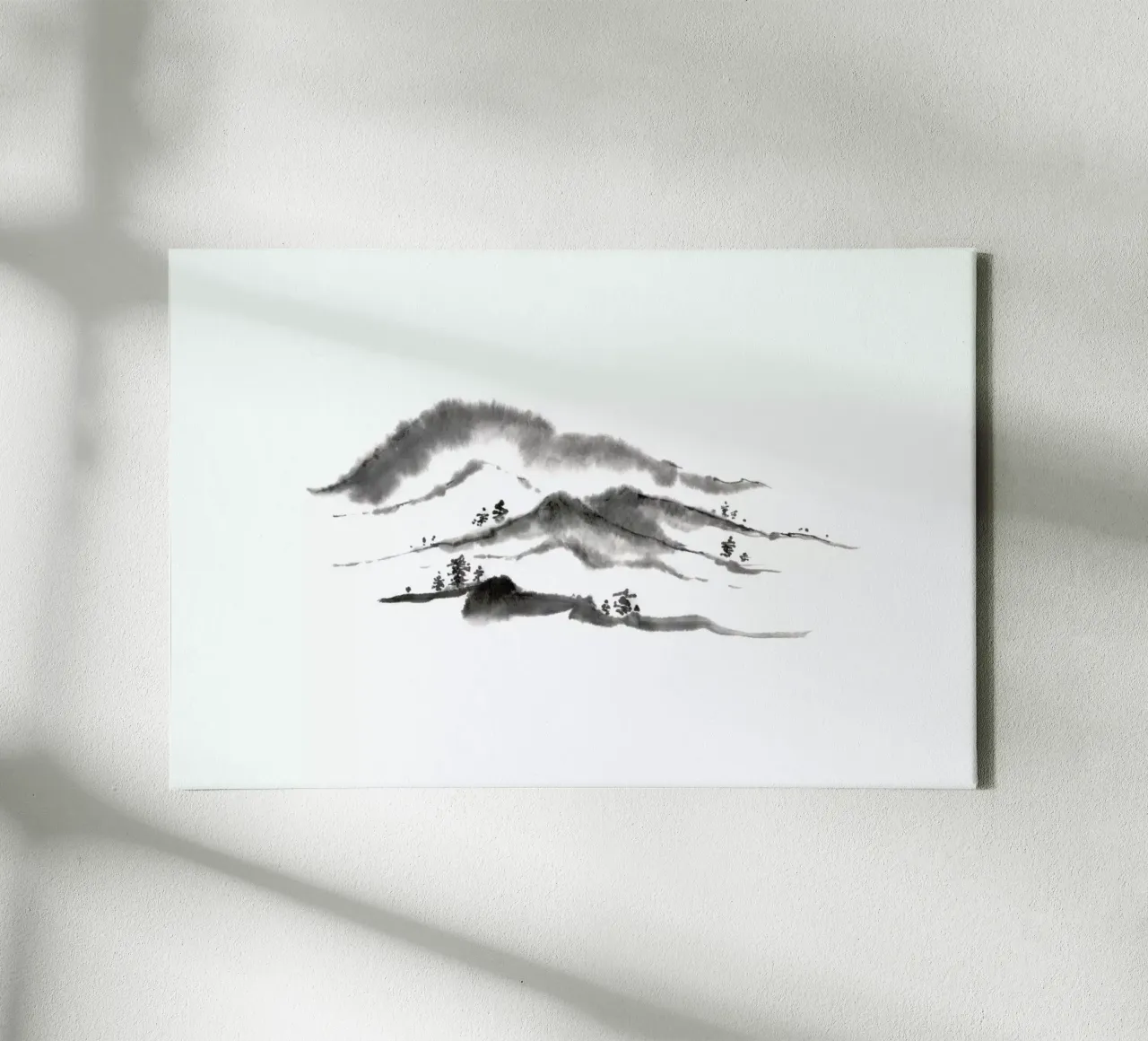 Distant Hills II canvas by Flora & Fauna