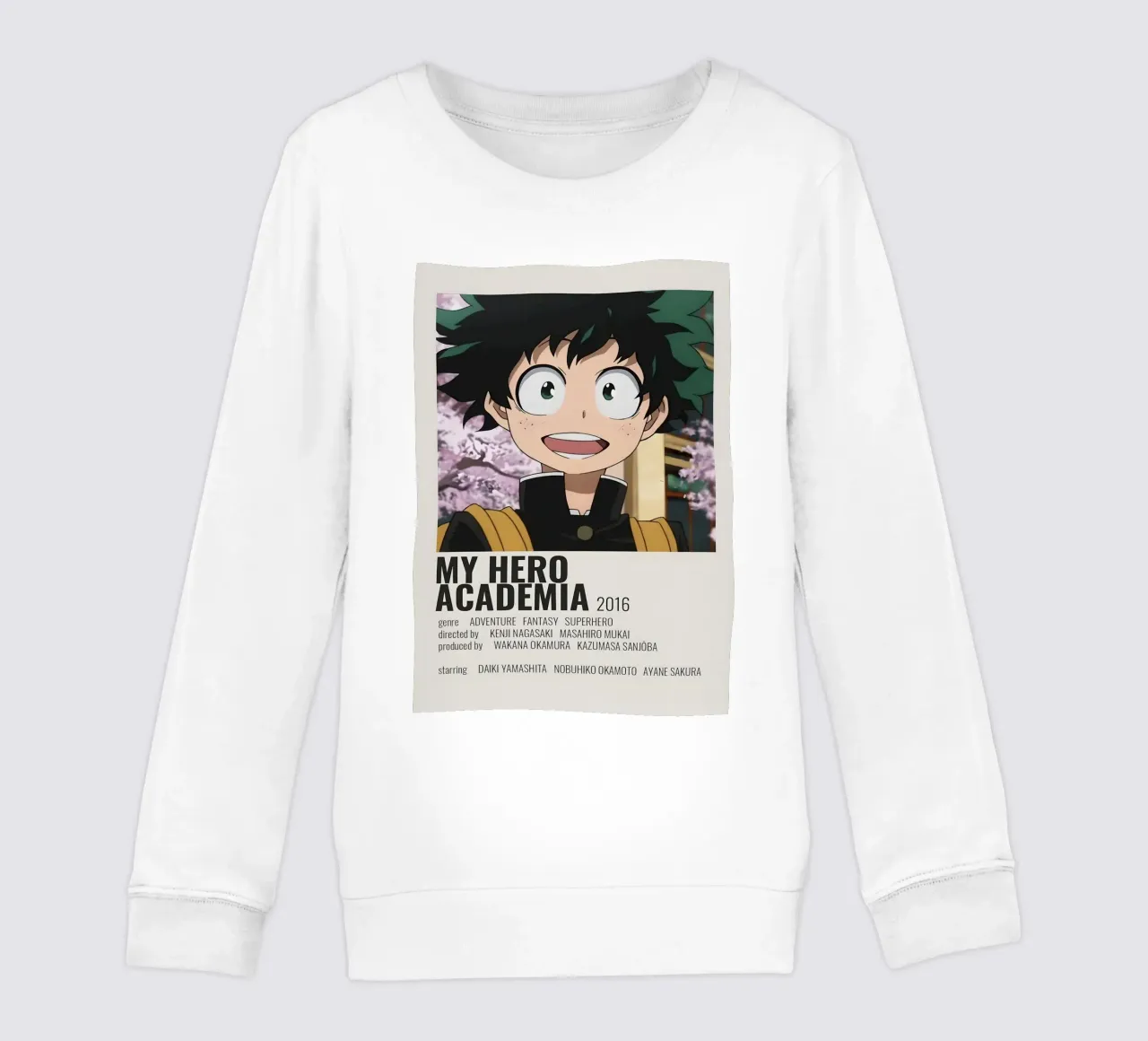 MY HERO ACADEMIA  2016 felpa bambino da Totoya