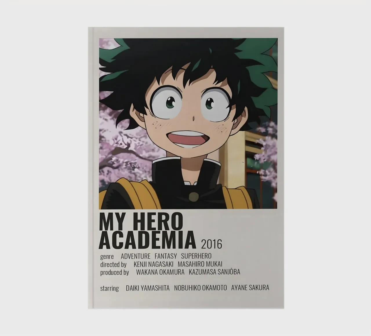 MY HERO ACADEMIA  2016 notebook by Totoya