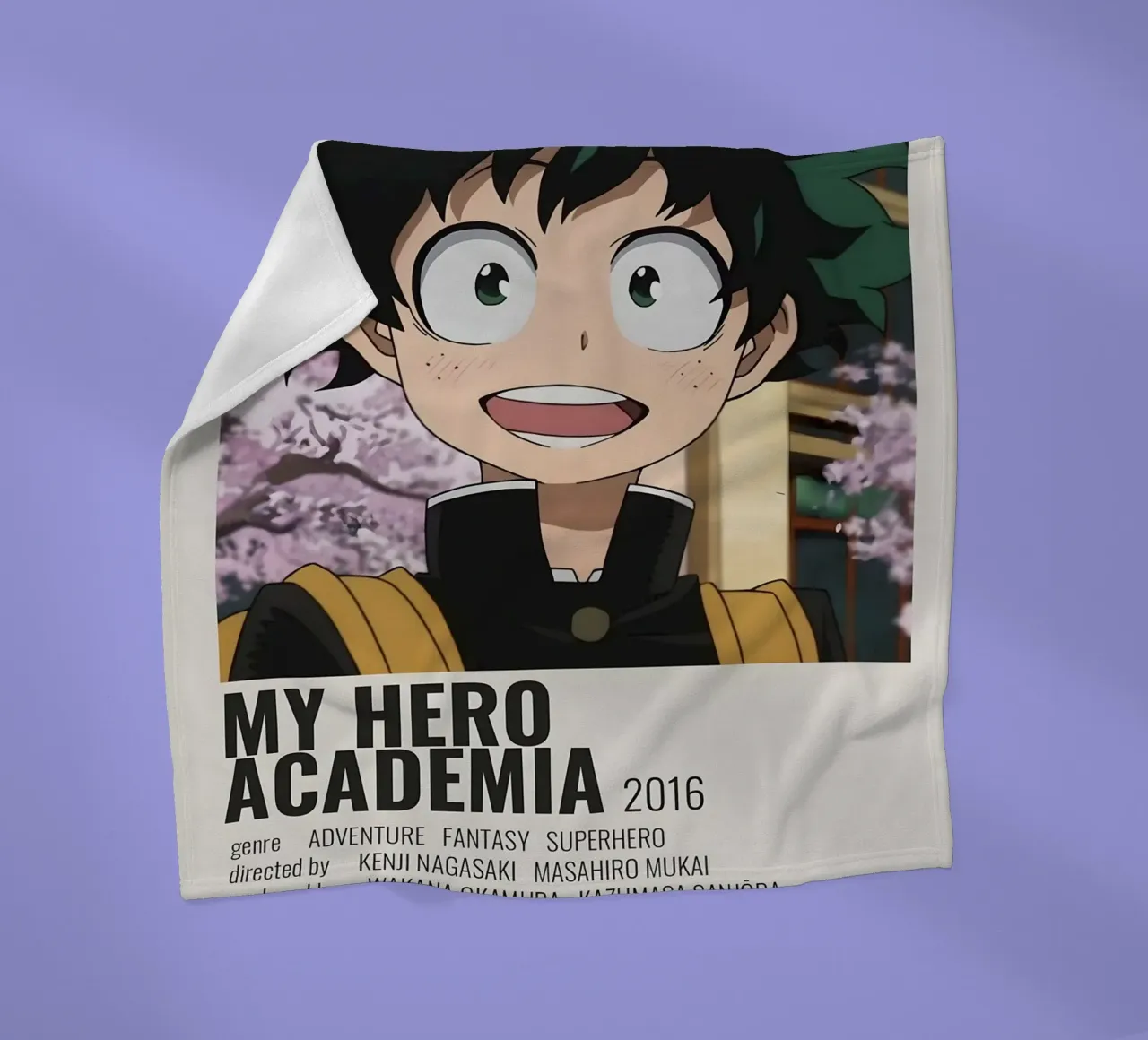 MY HERO ACADEMIA  2016 coperta in pile da Totoya