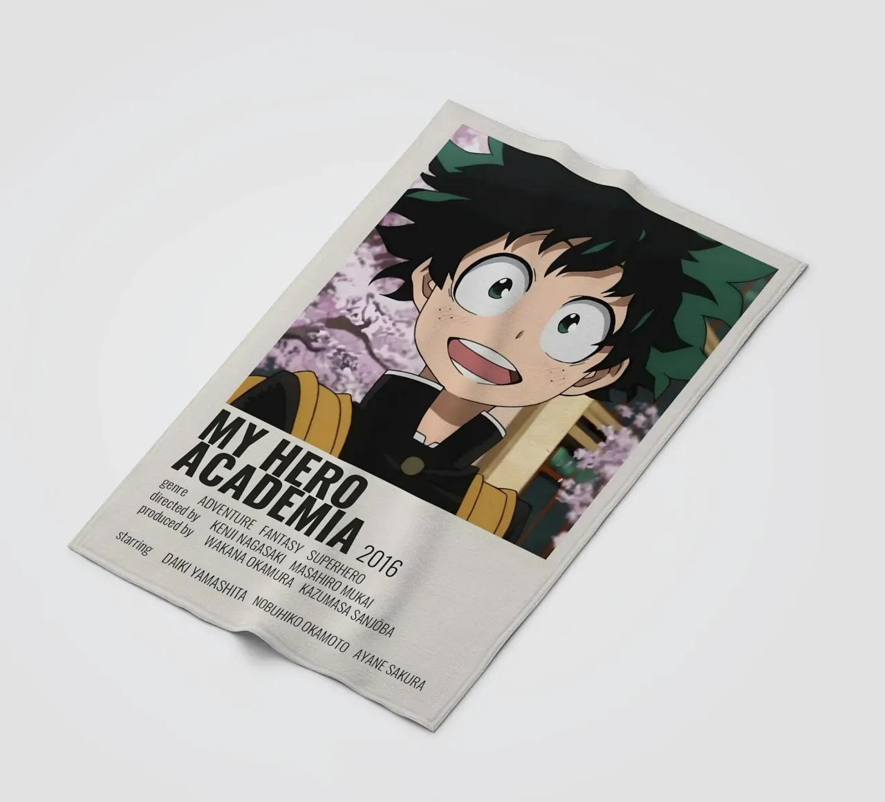 MY HERO ACADEMIA  2016 coperta in pile da Totoya