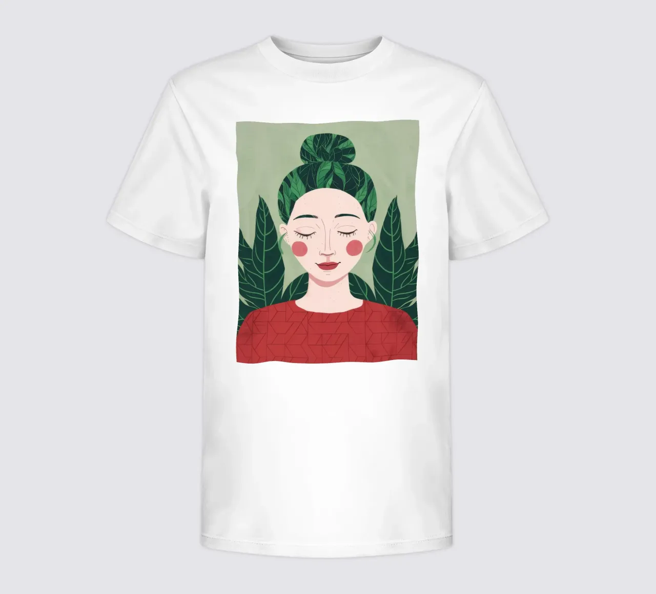 Green Serenity kids t-shirt by Twilight Muse