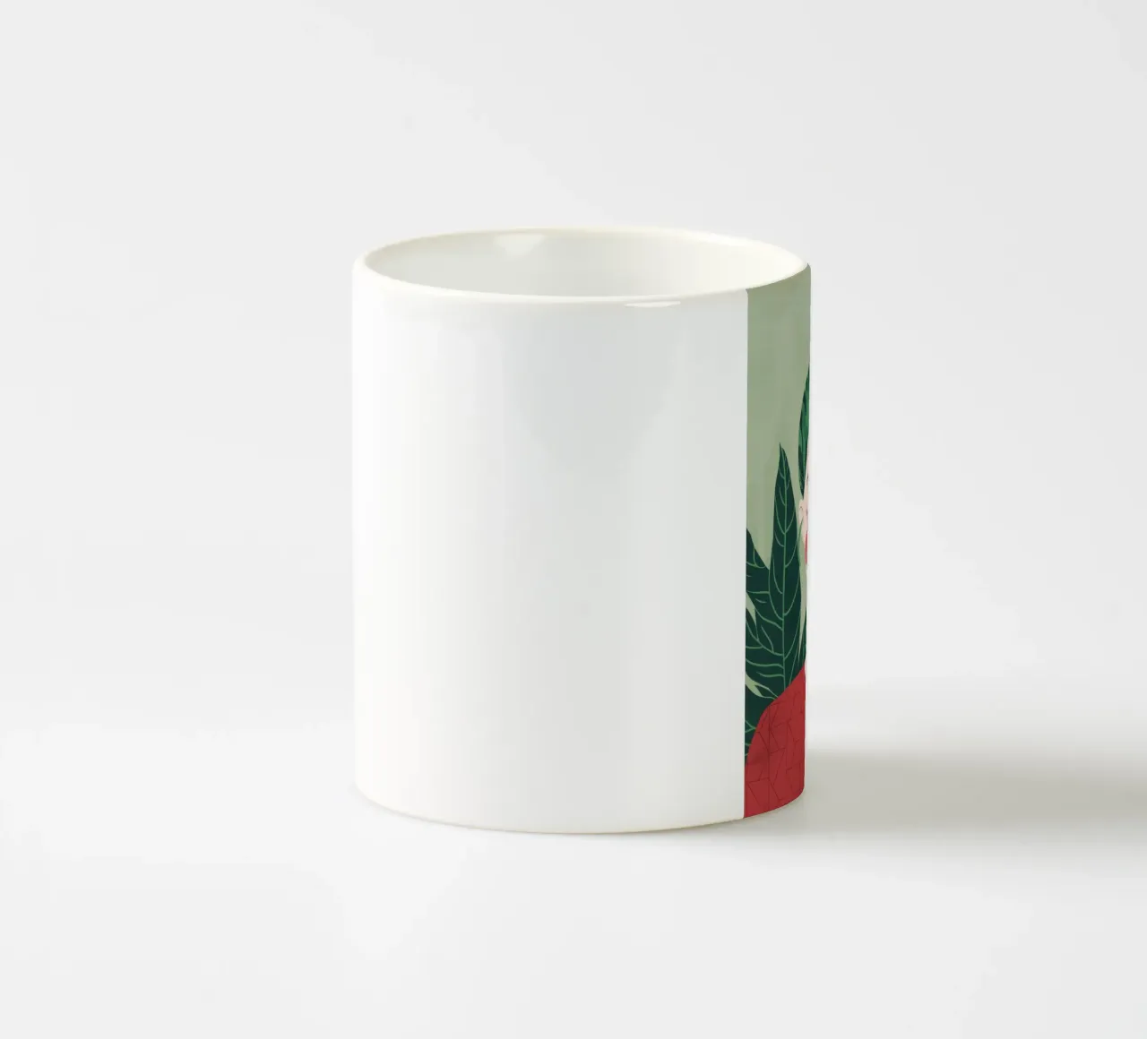 Groene rust keramische mok van Twilight Muse