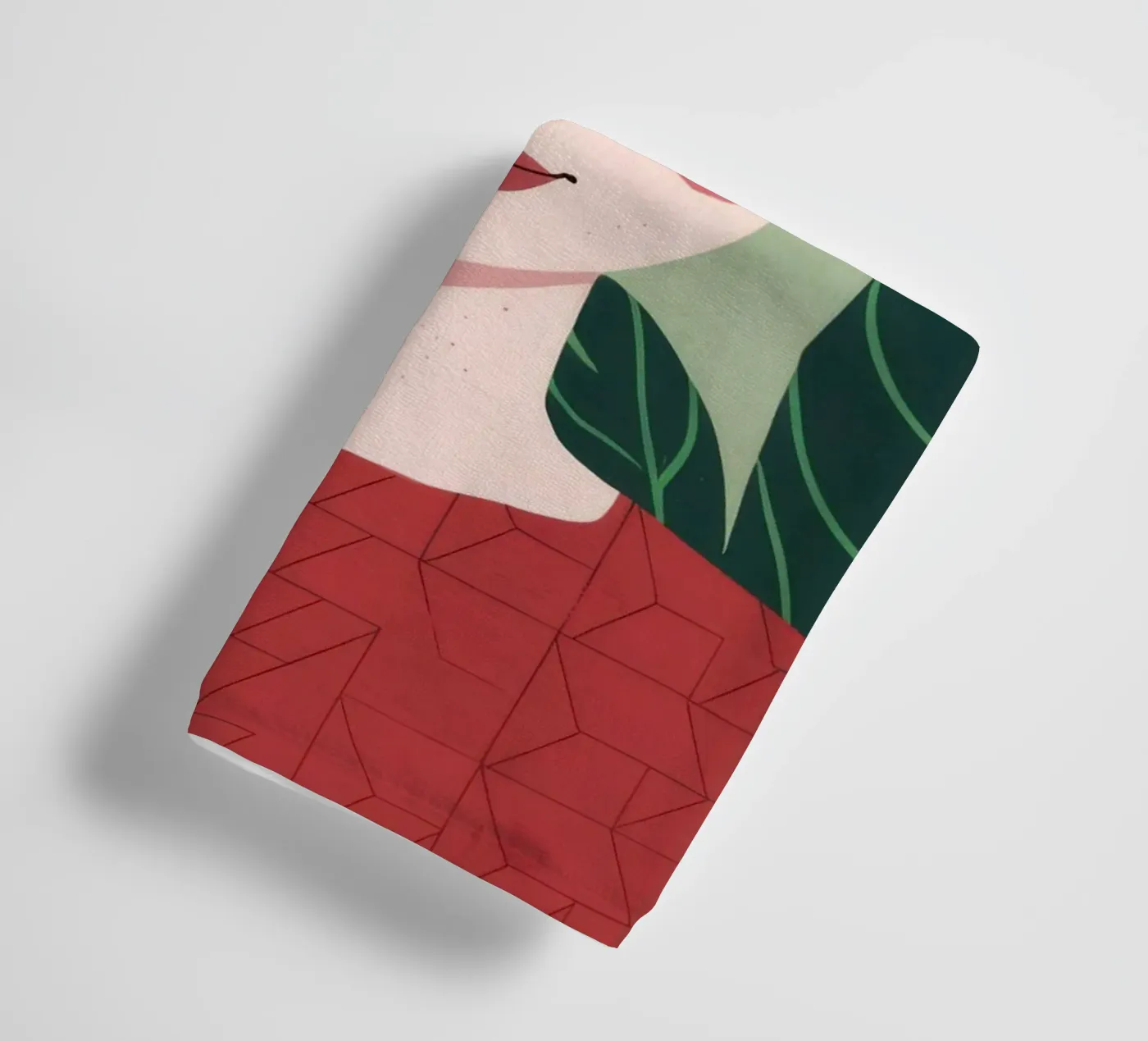 Groene rust badhanddoek van Twilight Muse