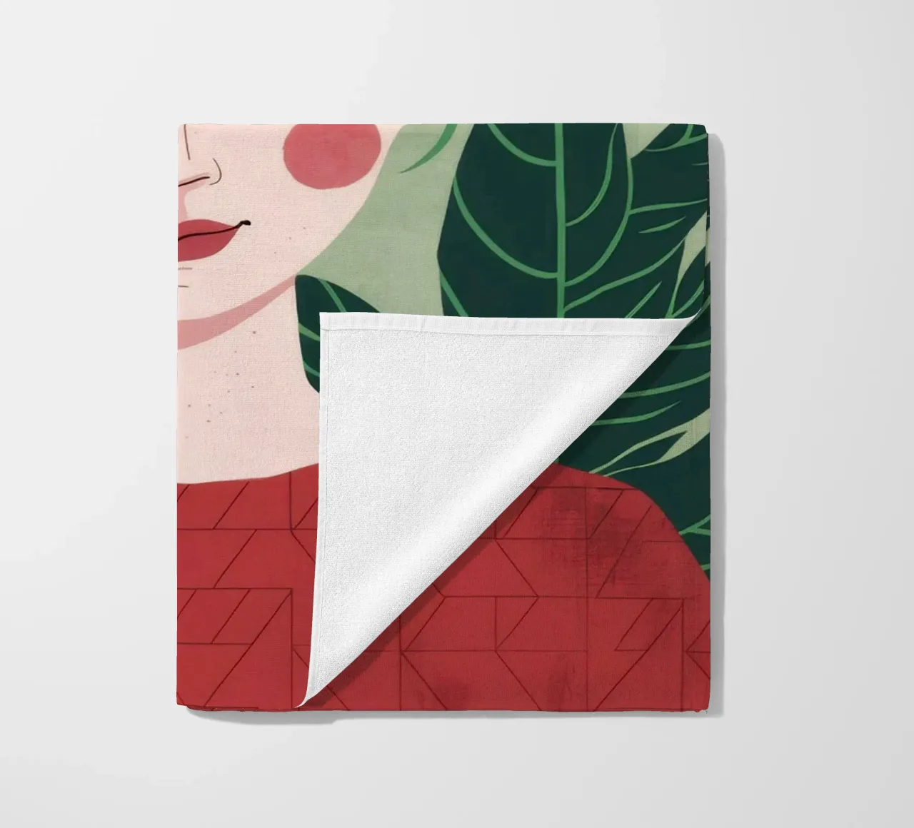 Groene rust strandhanddoek van Twilight Muse