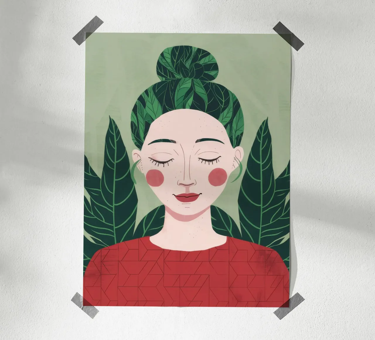 Groene rust hahnemühle van Twilight Muse