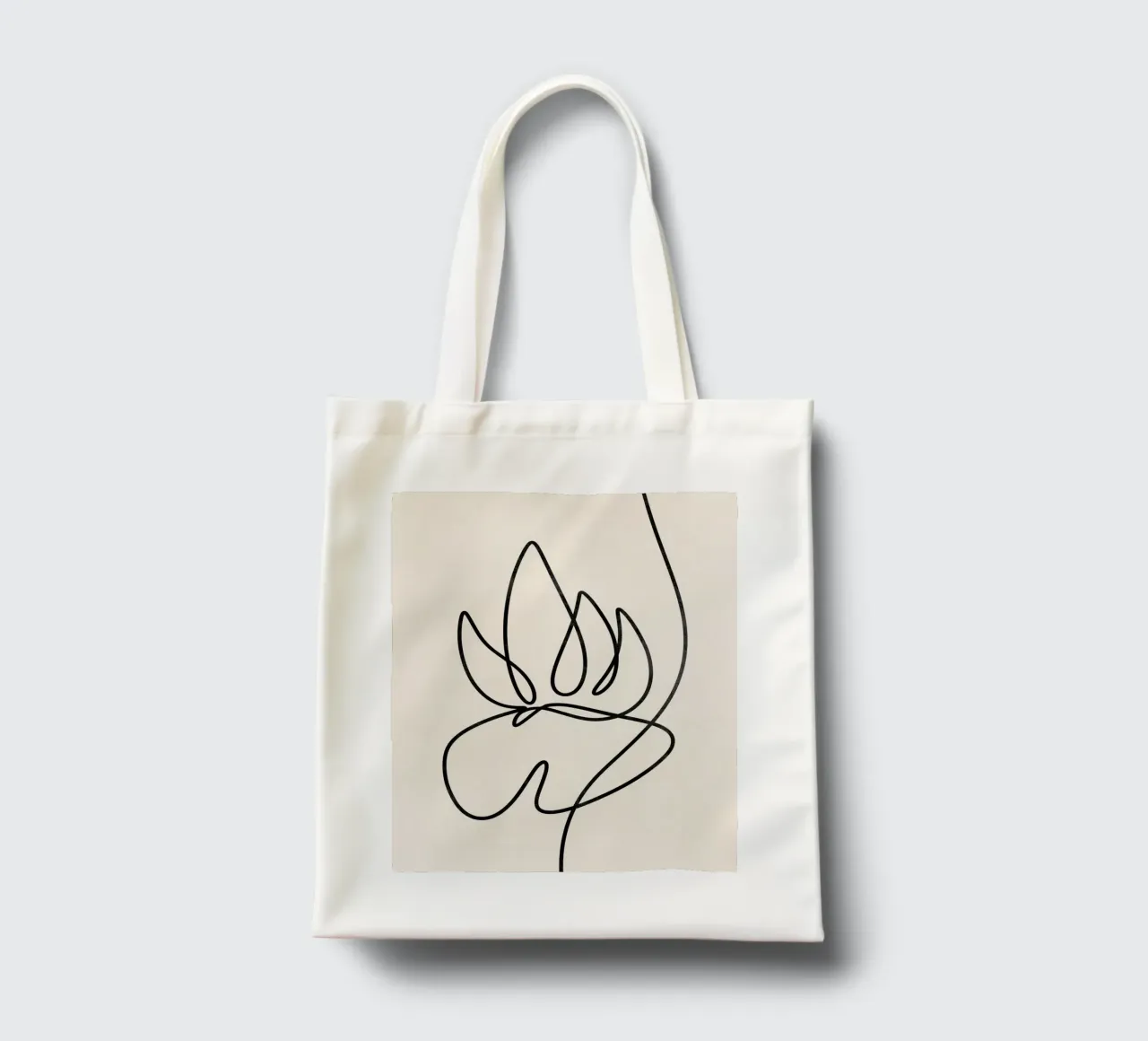 Minimal Matter No 06 borsa in juta da treechild
