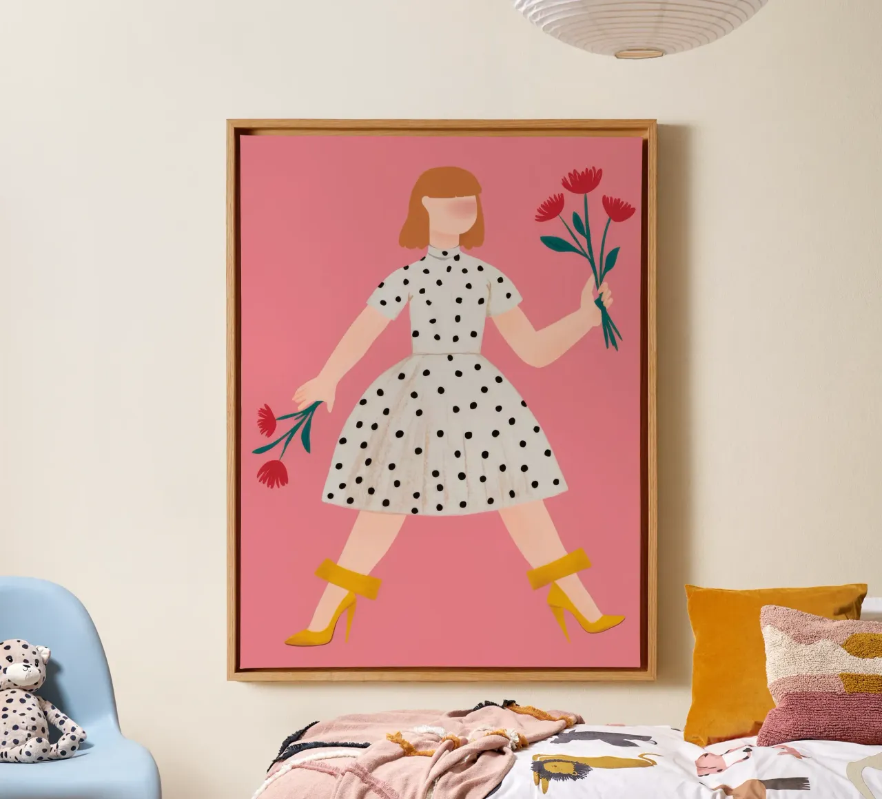 Speelse houding canvas van Twilight Muse