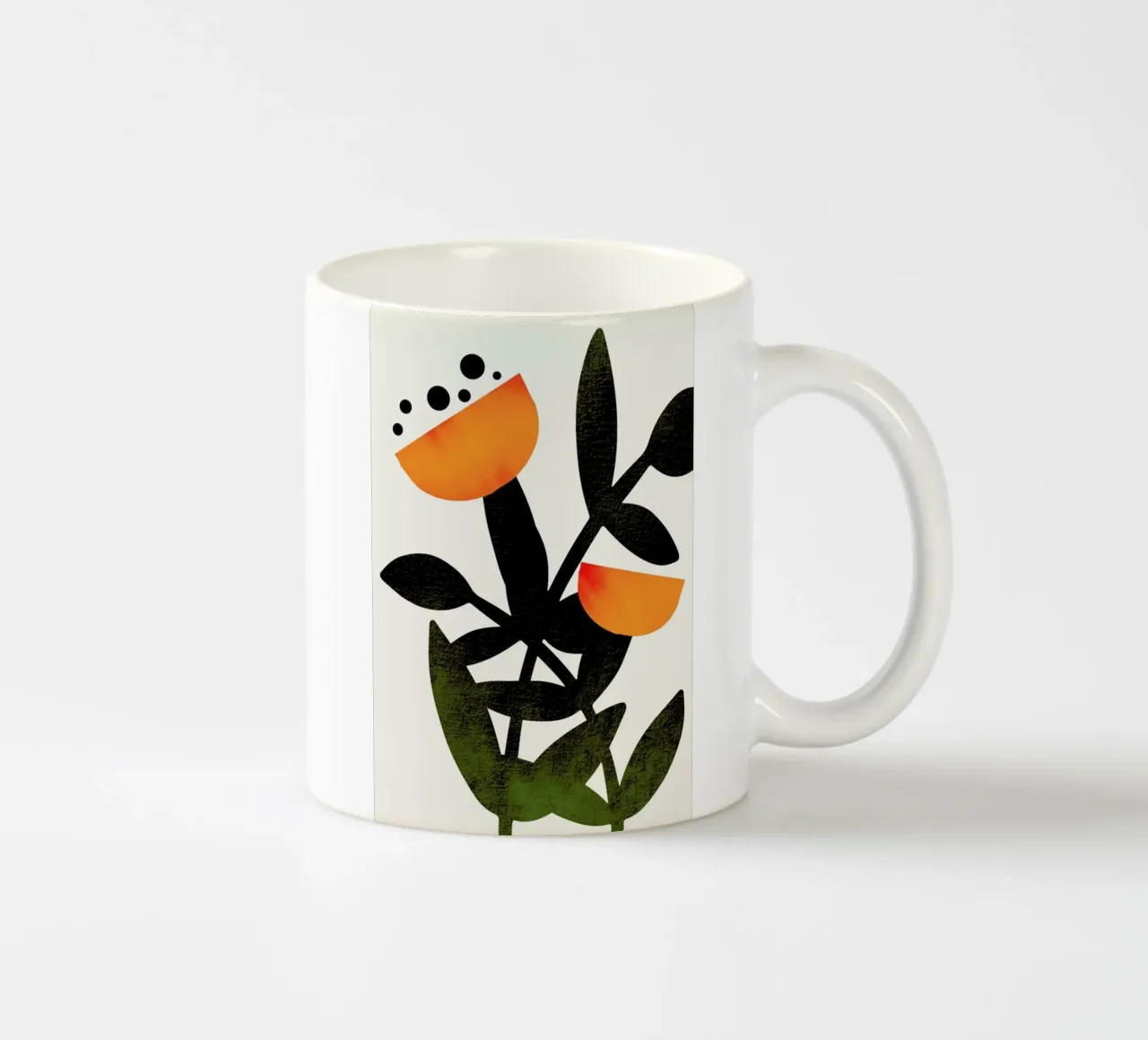 A Flower Called Polly tazza in ceramica da Kubistika