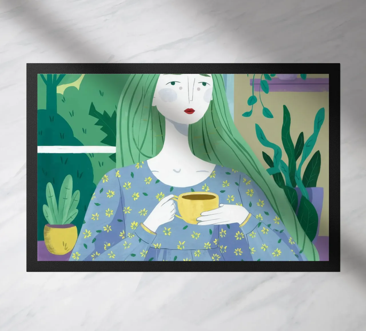 Morning Calm deurmat van Twilight Muse