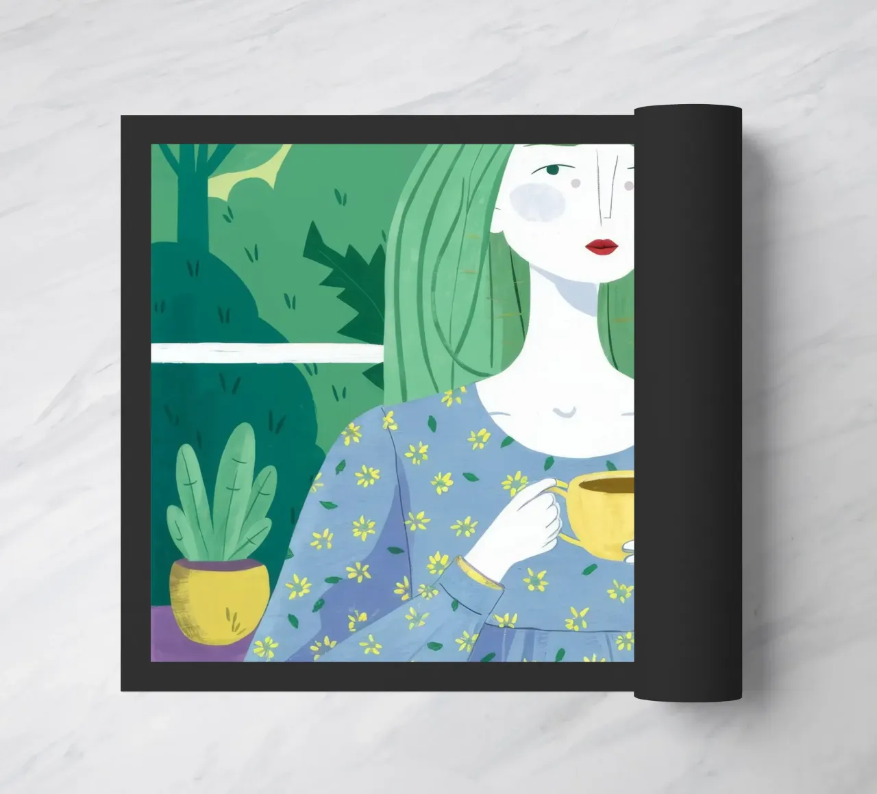 Morning Calm deurmat van Twilight Muse