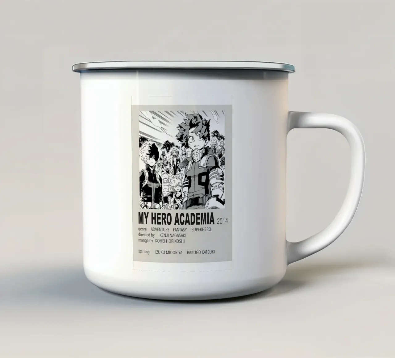 MY HERO ACADEMIA 2014 tazza in smalto da Totoya
