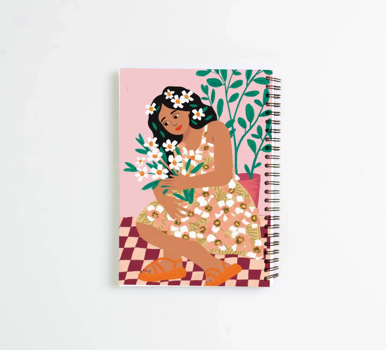 Floral Joy spiral notebook by Twilight Muse